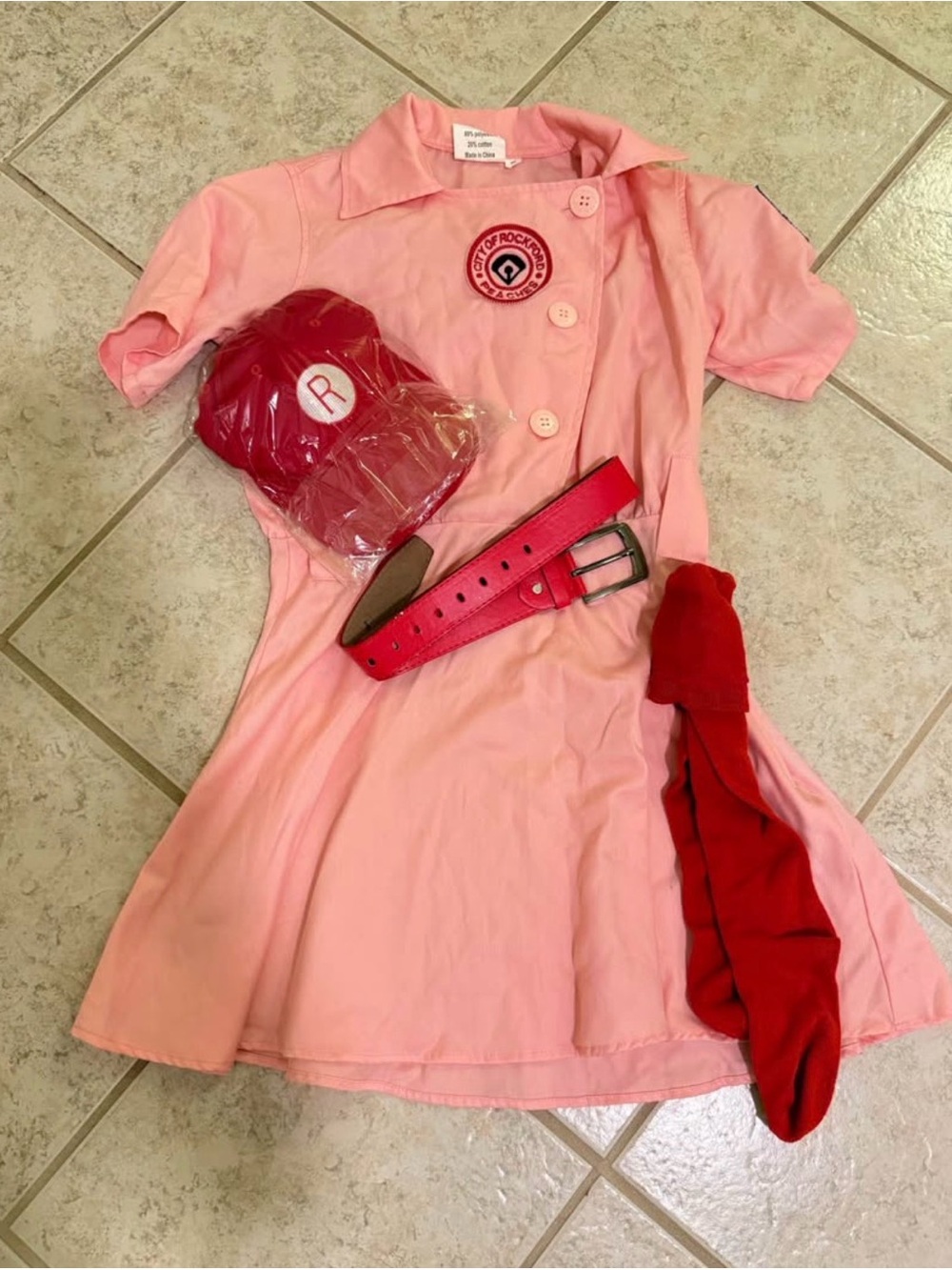 Women’s League of their Own Dottie Costume with Accessories